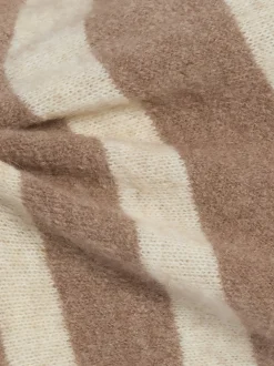 Msch Copenhagen Damen Strickpullover mit Alpakaanteil - MSCHFestina Hope in braun beige