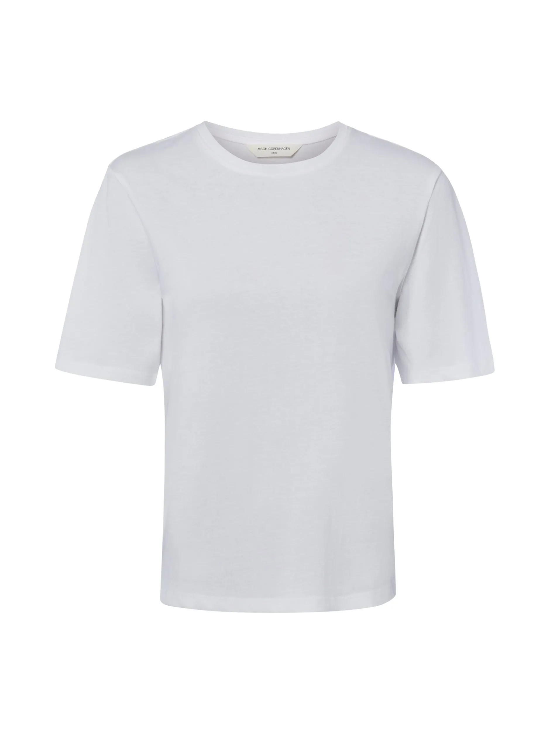Msch Copenhagen Damen T-Shirt - MSCHJeanitta in weiß