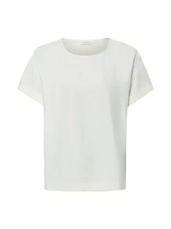Msch Copenhagen Damen T-Shirt - MSCHBasina in ecru