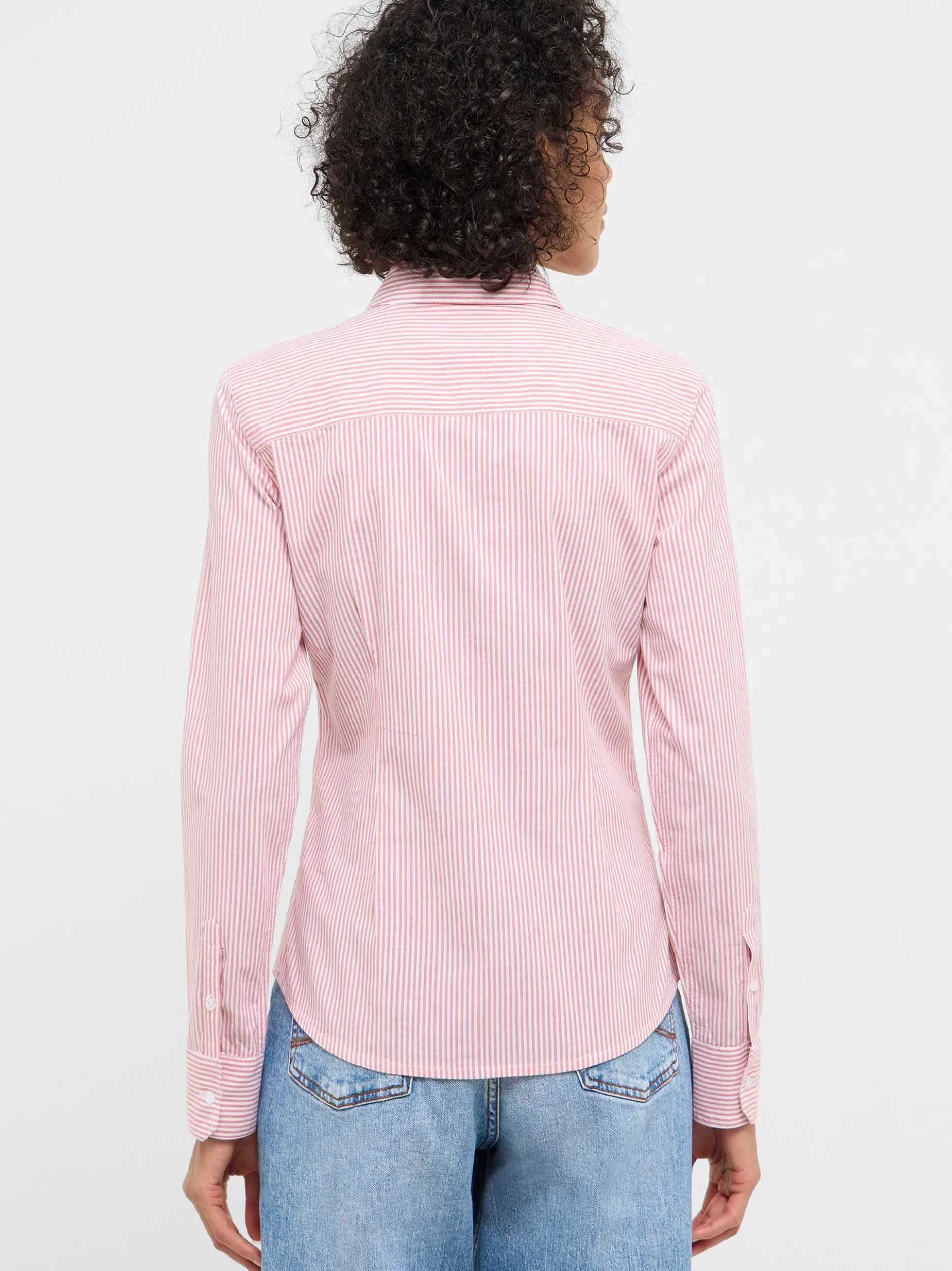 Mustang Damen Bluse in rosa - Ärmel: langarm