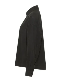Mustang Damen Bluse in schwarz - Ärmel: langarm