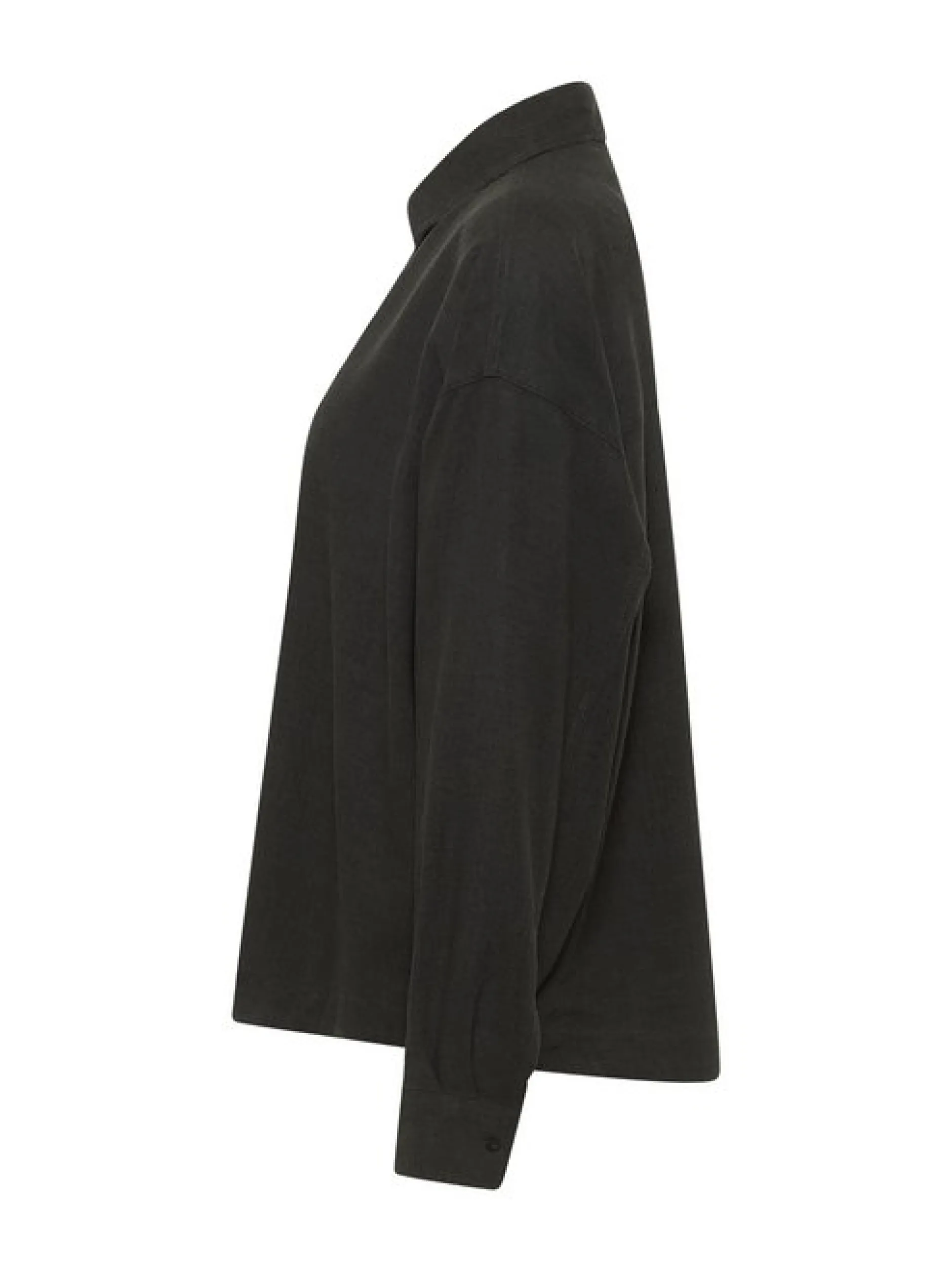 Mustang Damen Bluse in schwarz - Ärmel: langarm