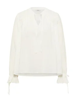 Mustang Damen Bluse in weiß - Ärmel: langarm