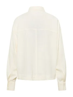 Mustang Damen Bluse in weiß - Ärmel: langarm