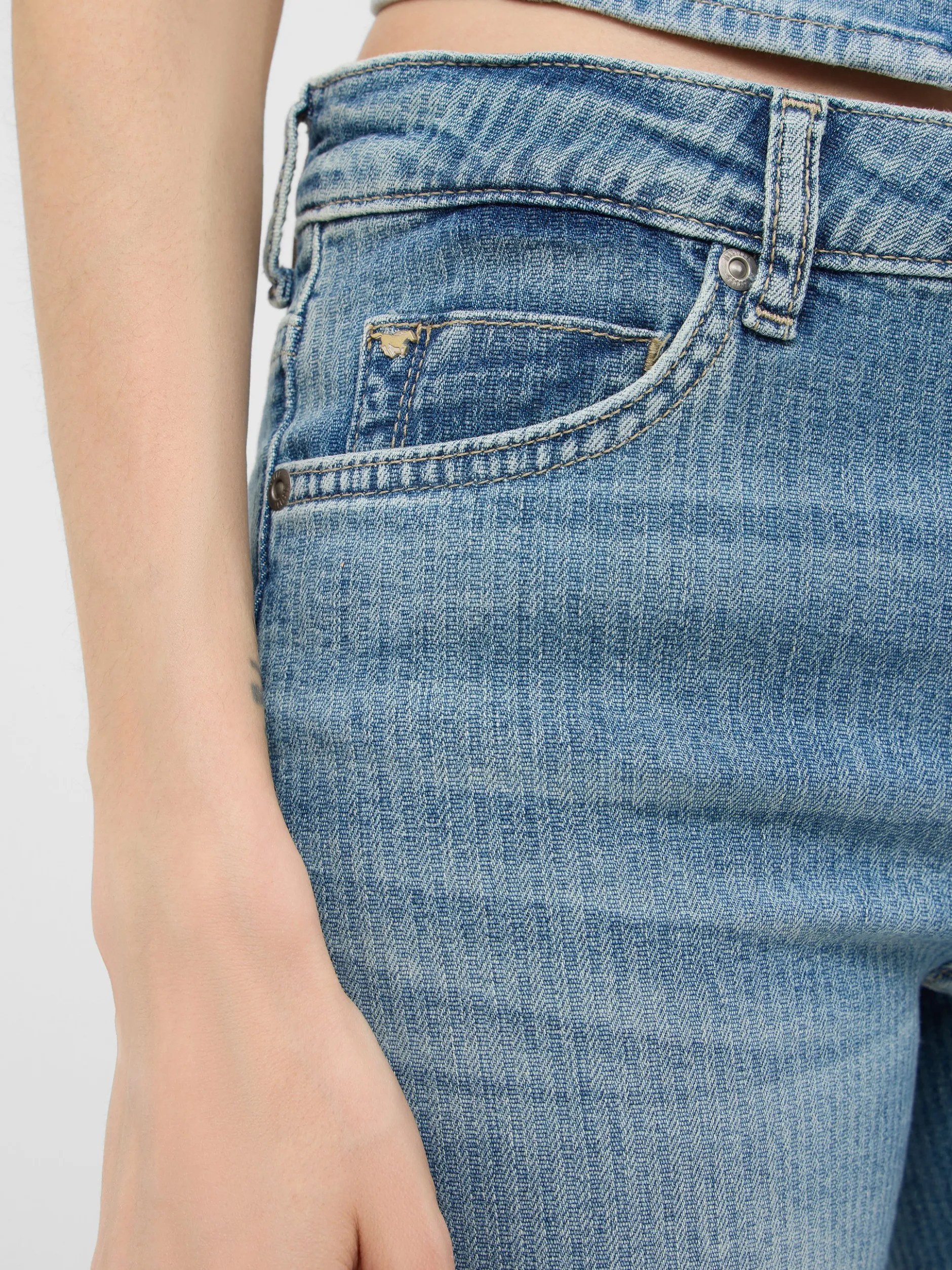 Mustang Damen Jeans in bleached
