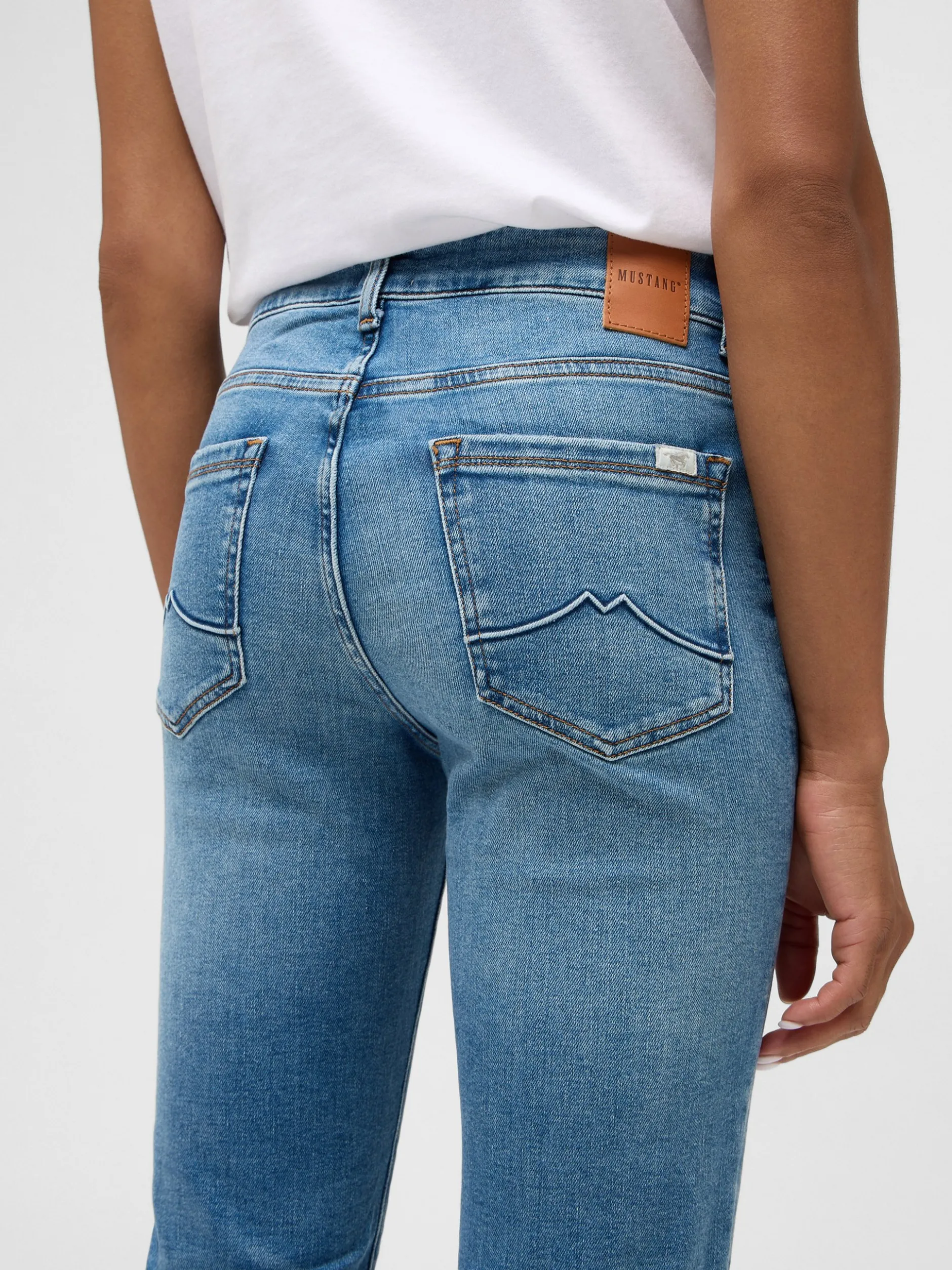 Mustang Damen Jeans in light stone