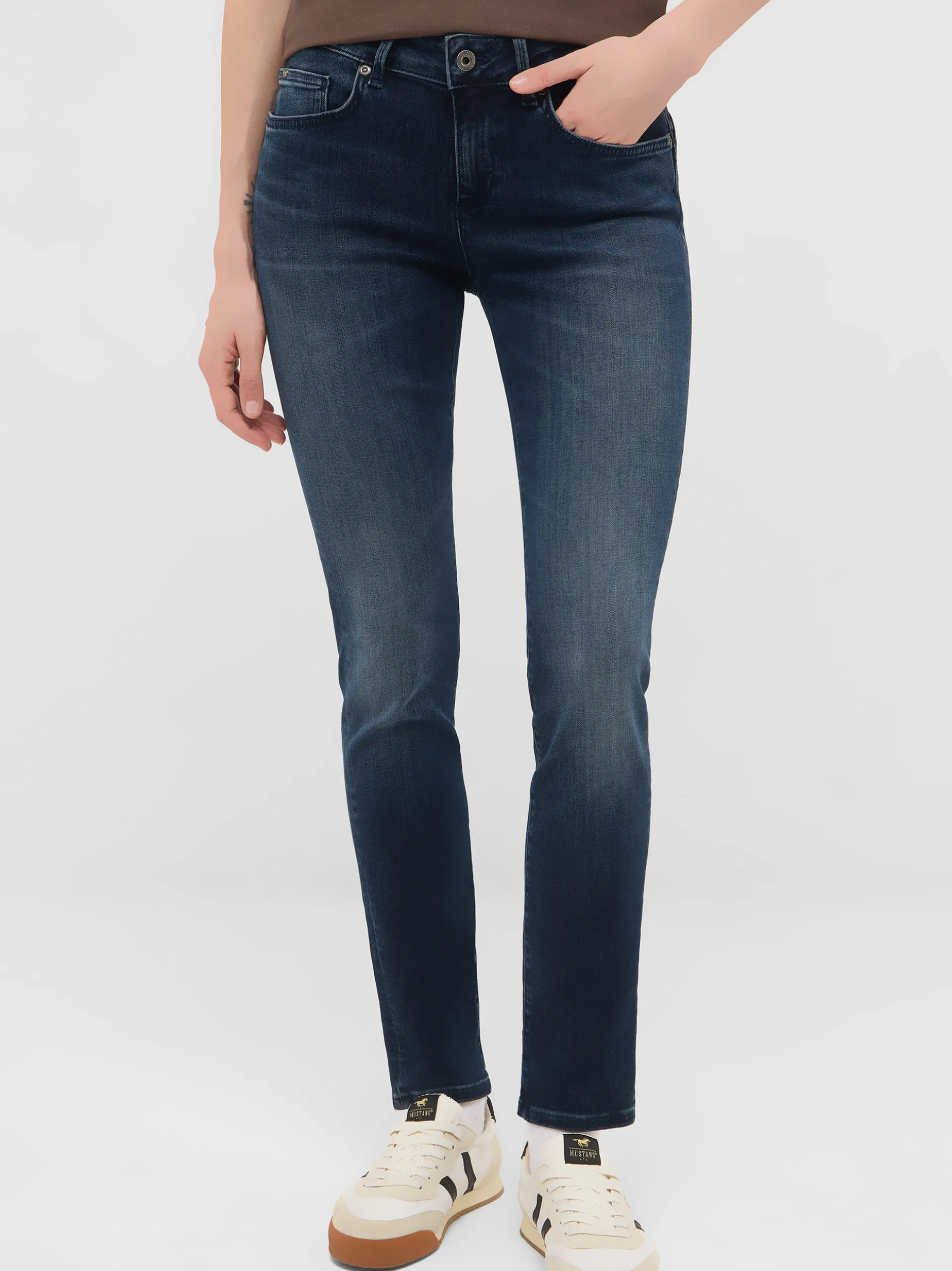 Mustang Damen Jeans in medium stone
