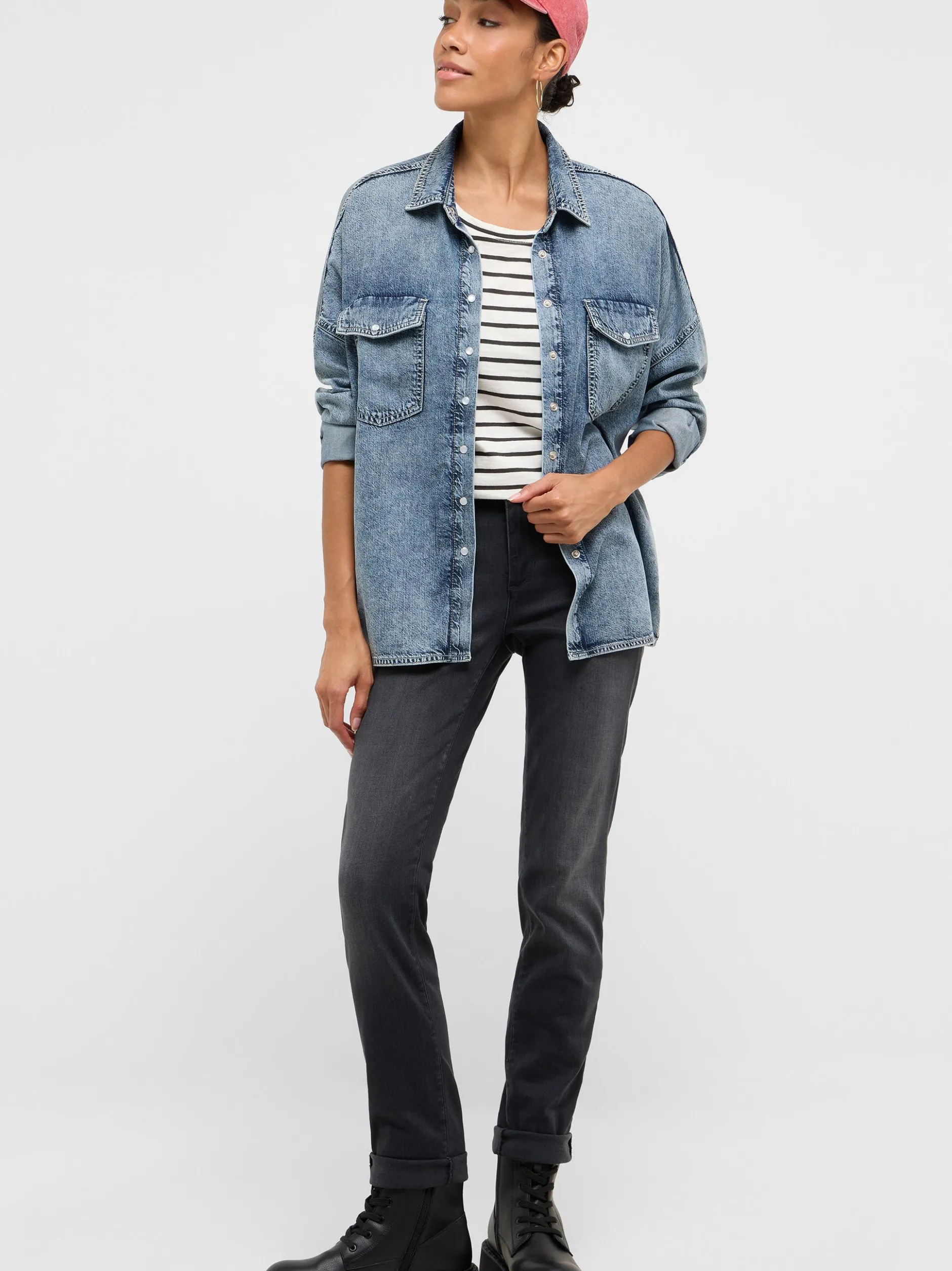 Mustang Damen Jeans in schwarz