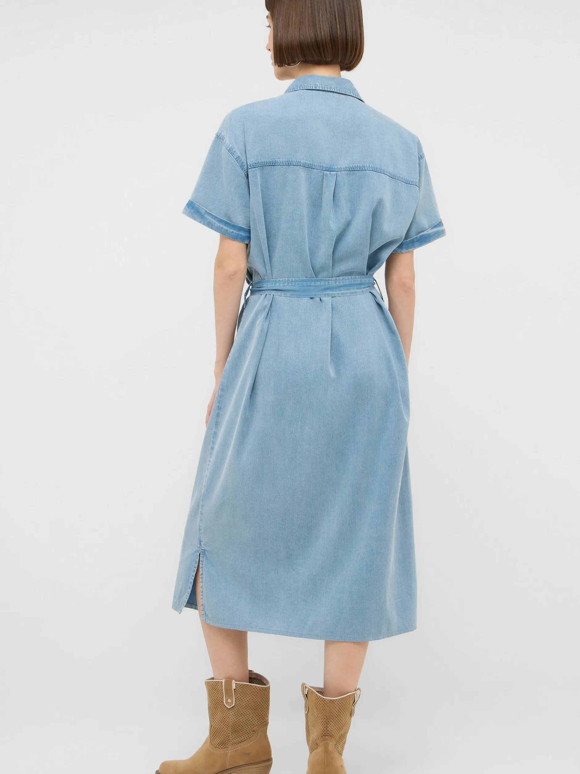 Mustang Damen Kleid in light stone