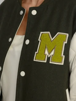 Mustang Damen Lederblouson in grün