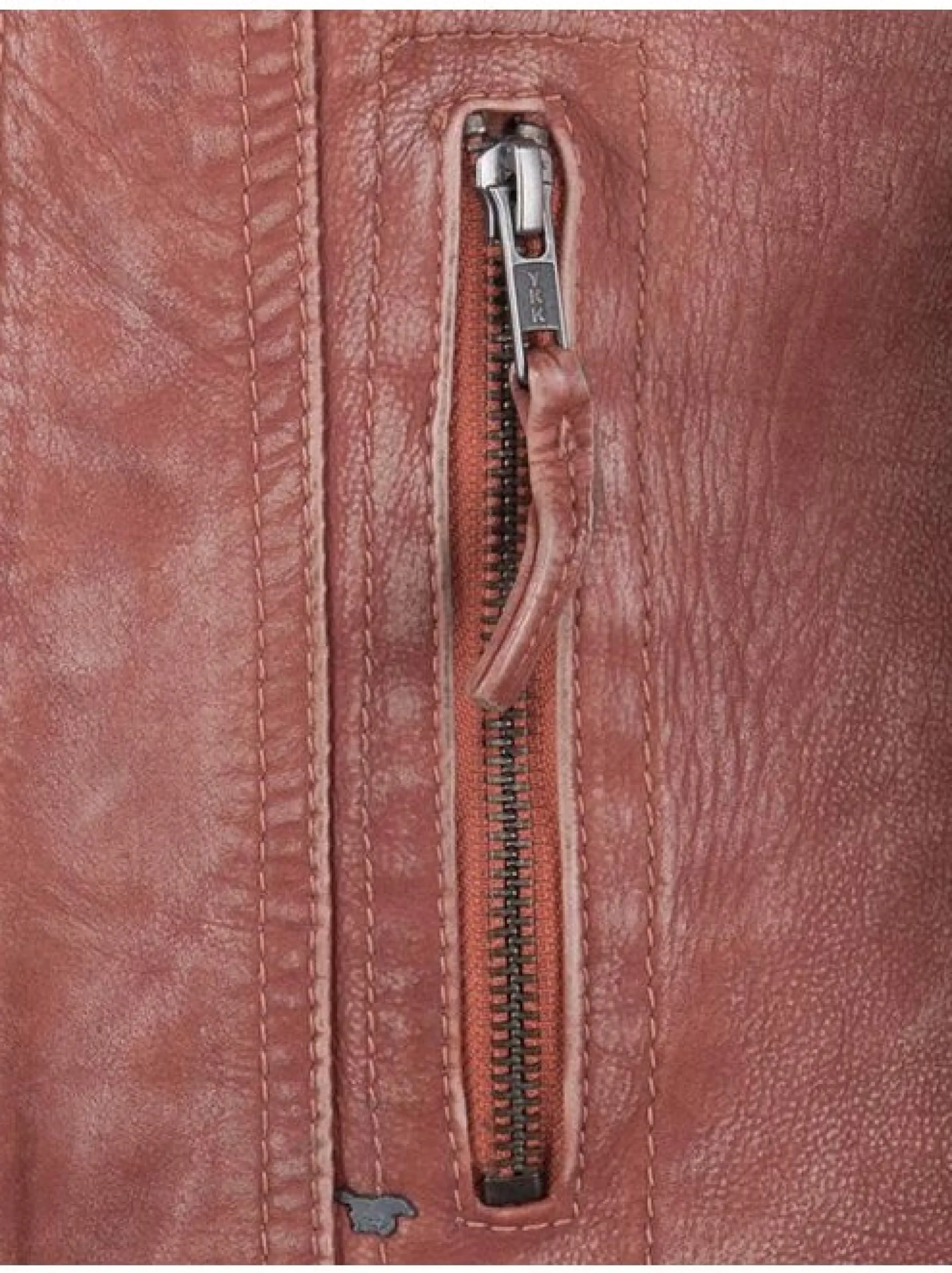 Mustang Damen Lederjacke in braun