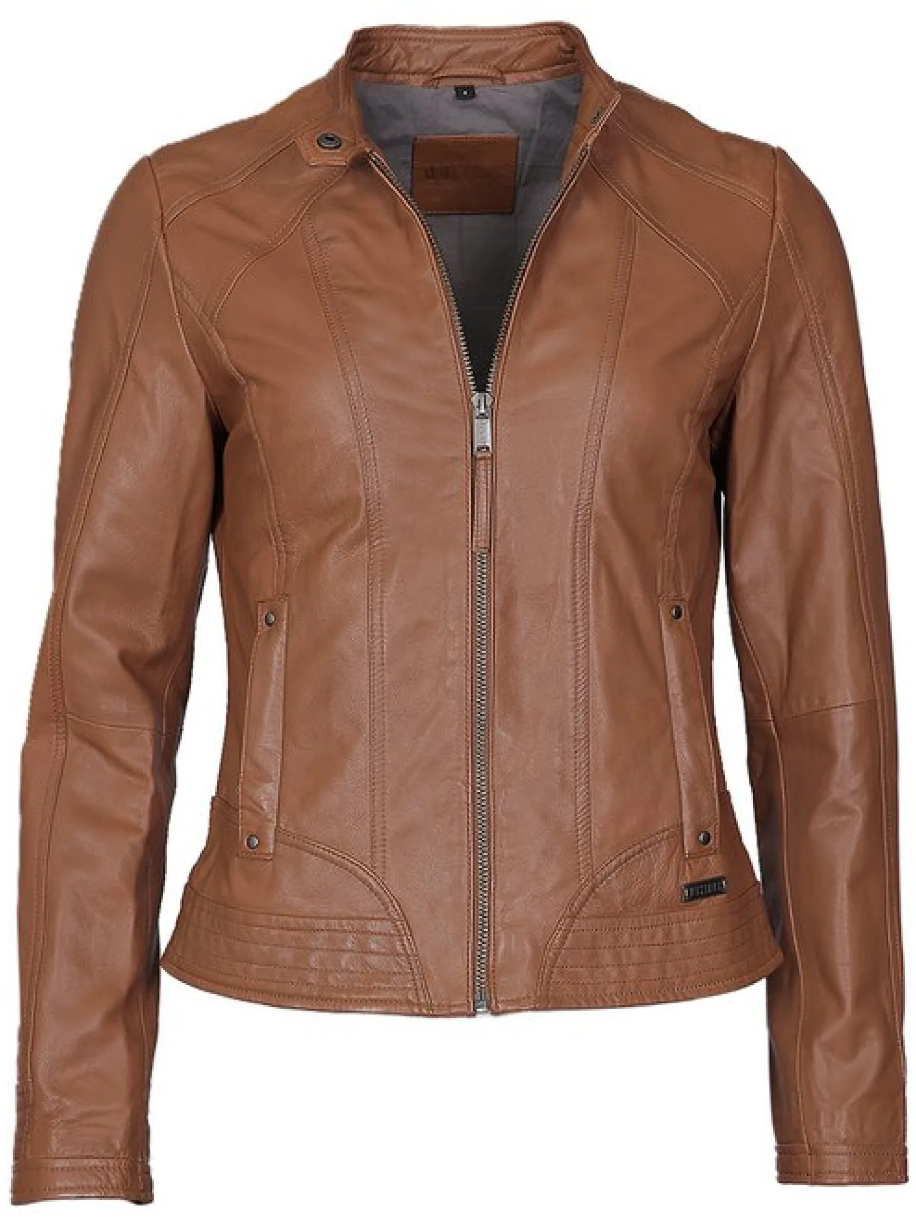 Mustang Damen Lederjacke in cognac