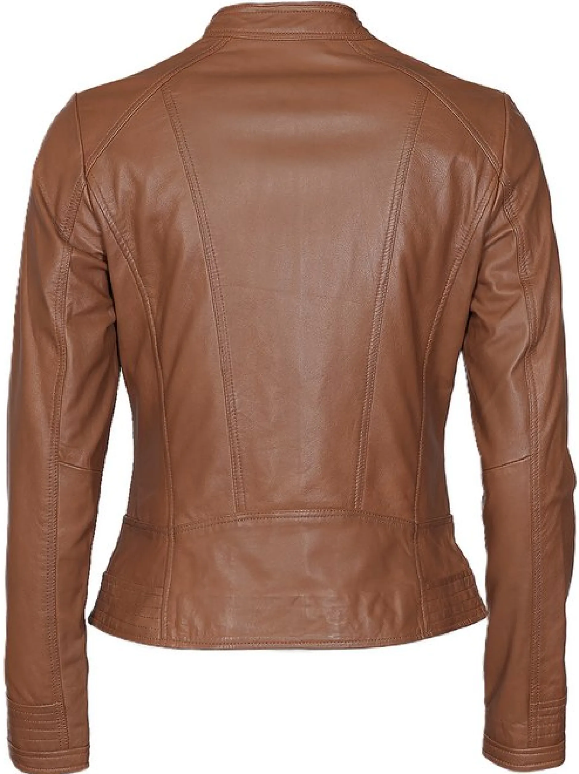 Mustang Damen Lederjacke in cognac