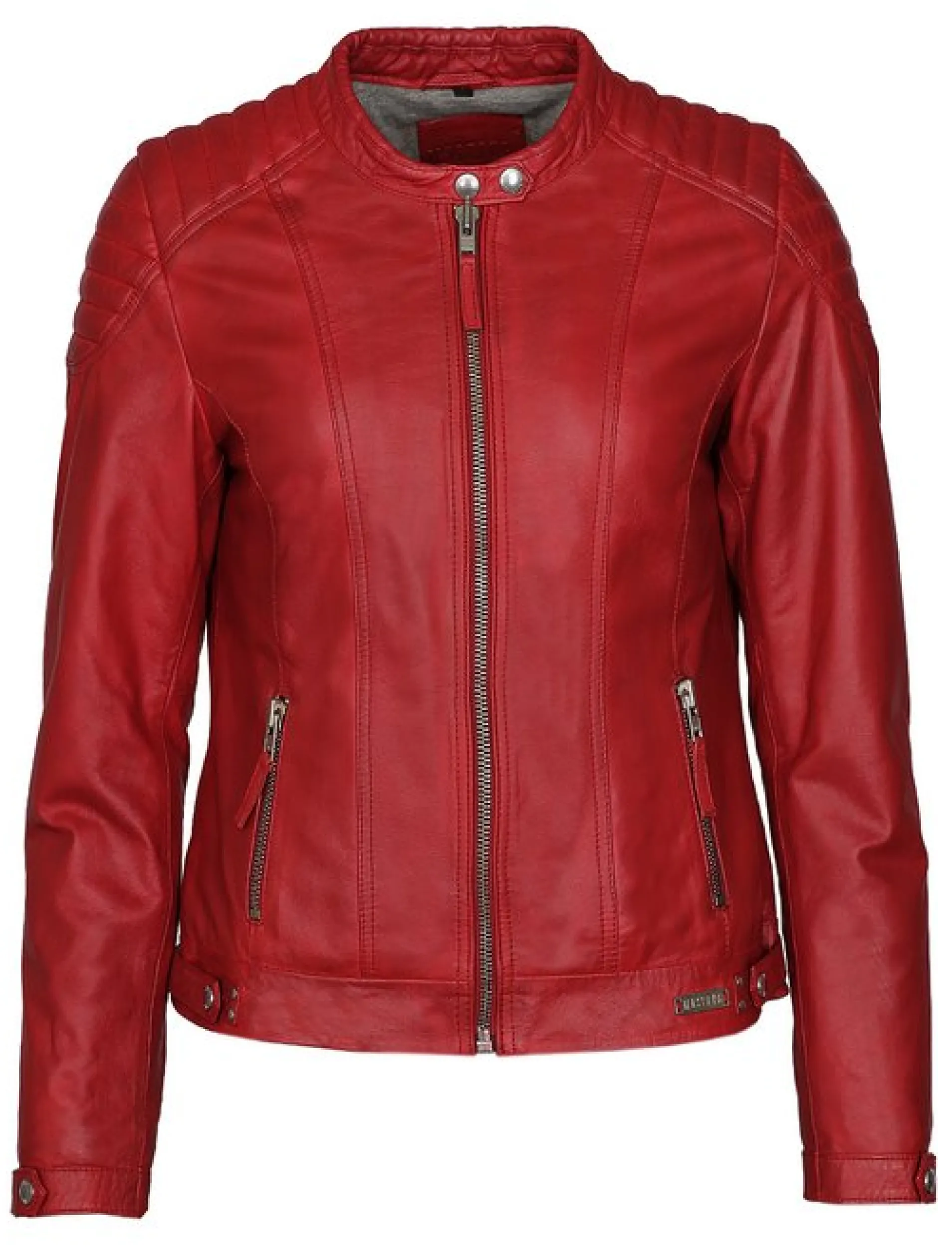 Mustang Damen Lederjacke in rot