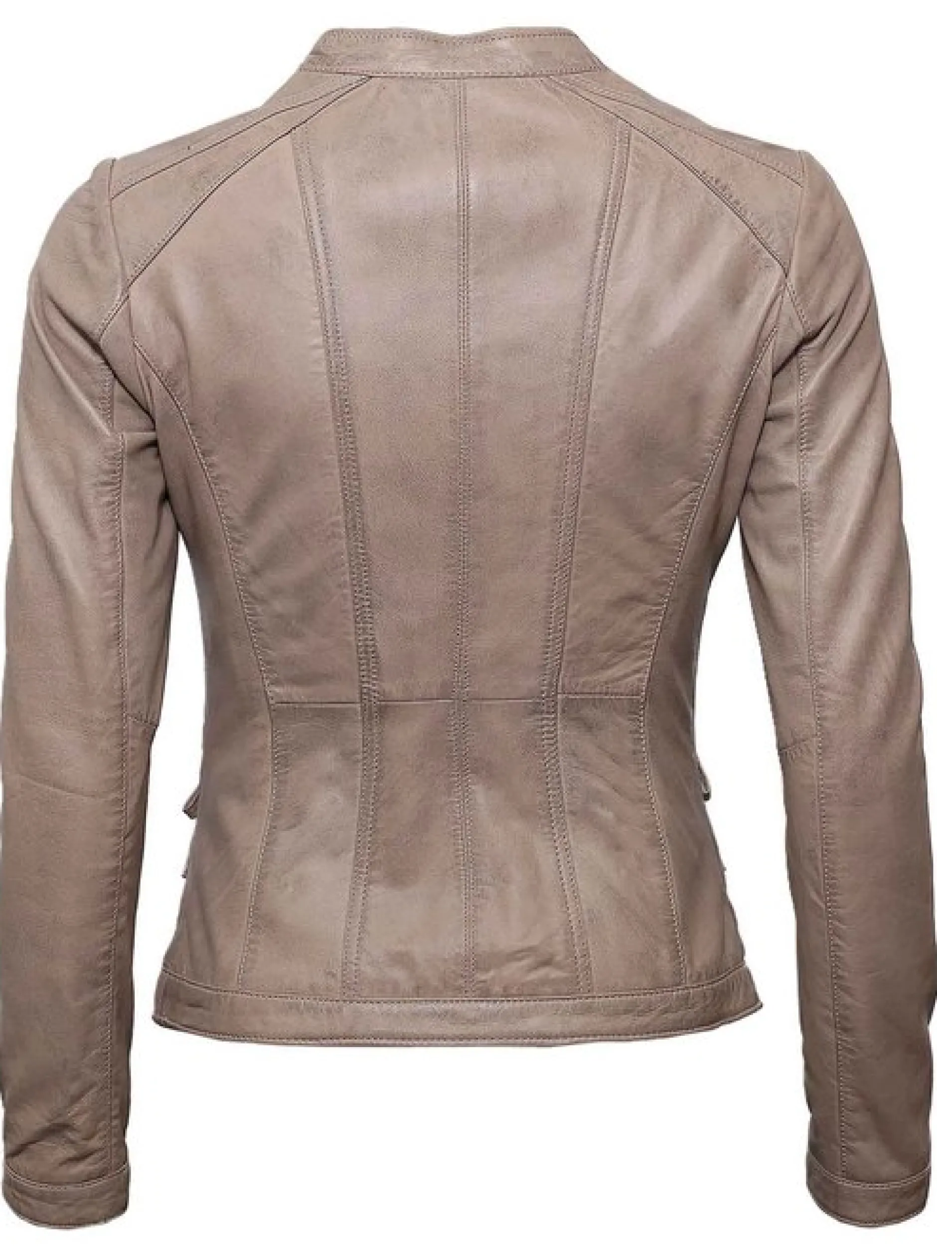 Mustang Damen Lederjacke in rosa