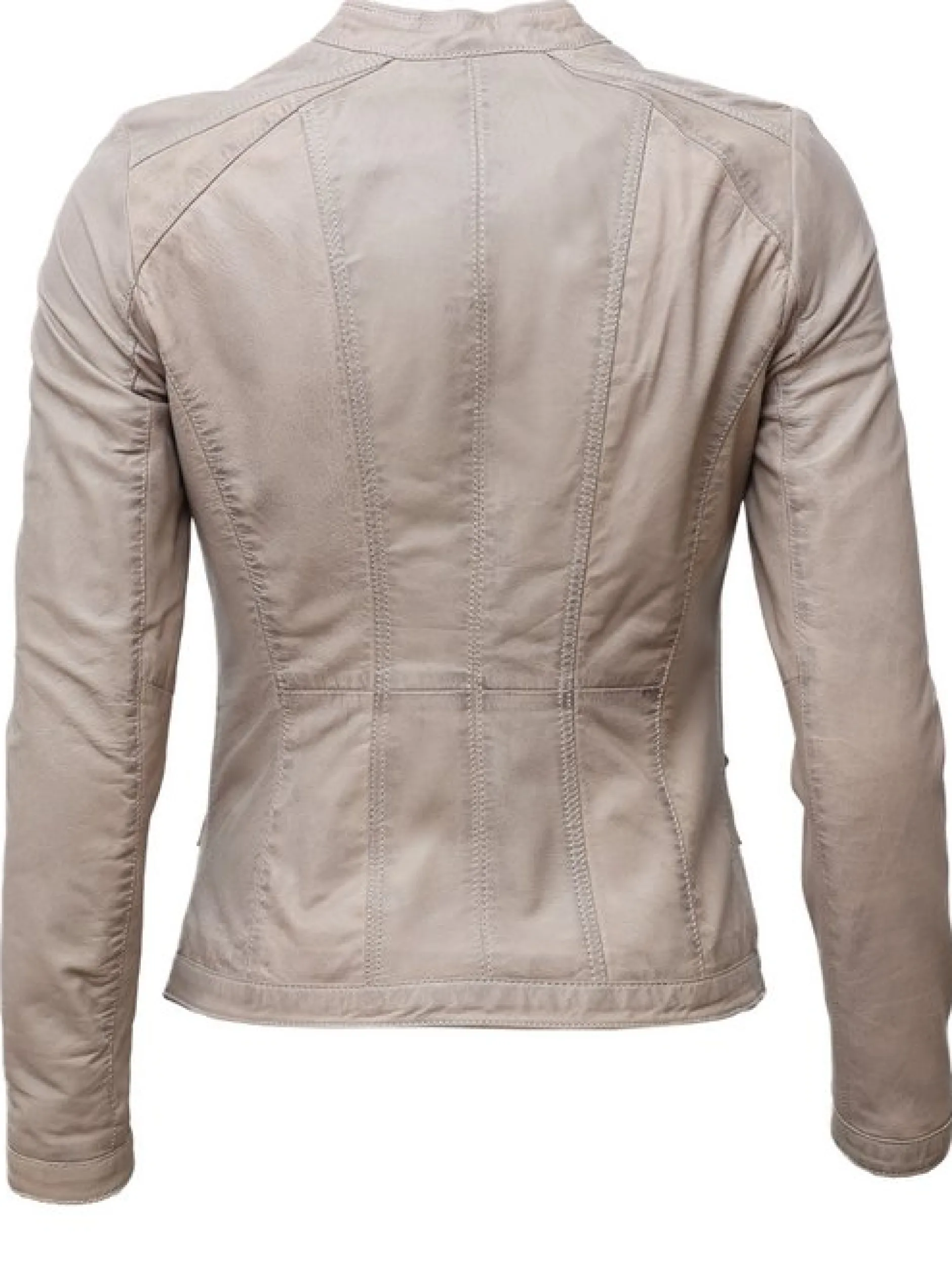 Mustang Damen Lederjacke in rosa