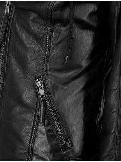 Mustang Damen Lederjacke in schwarz