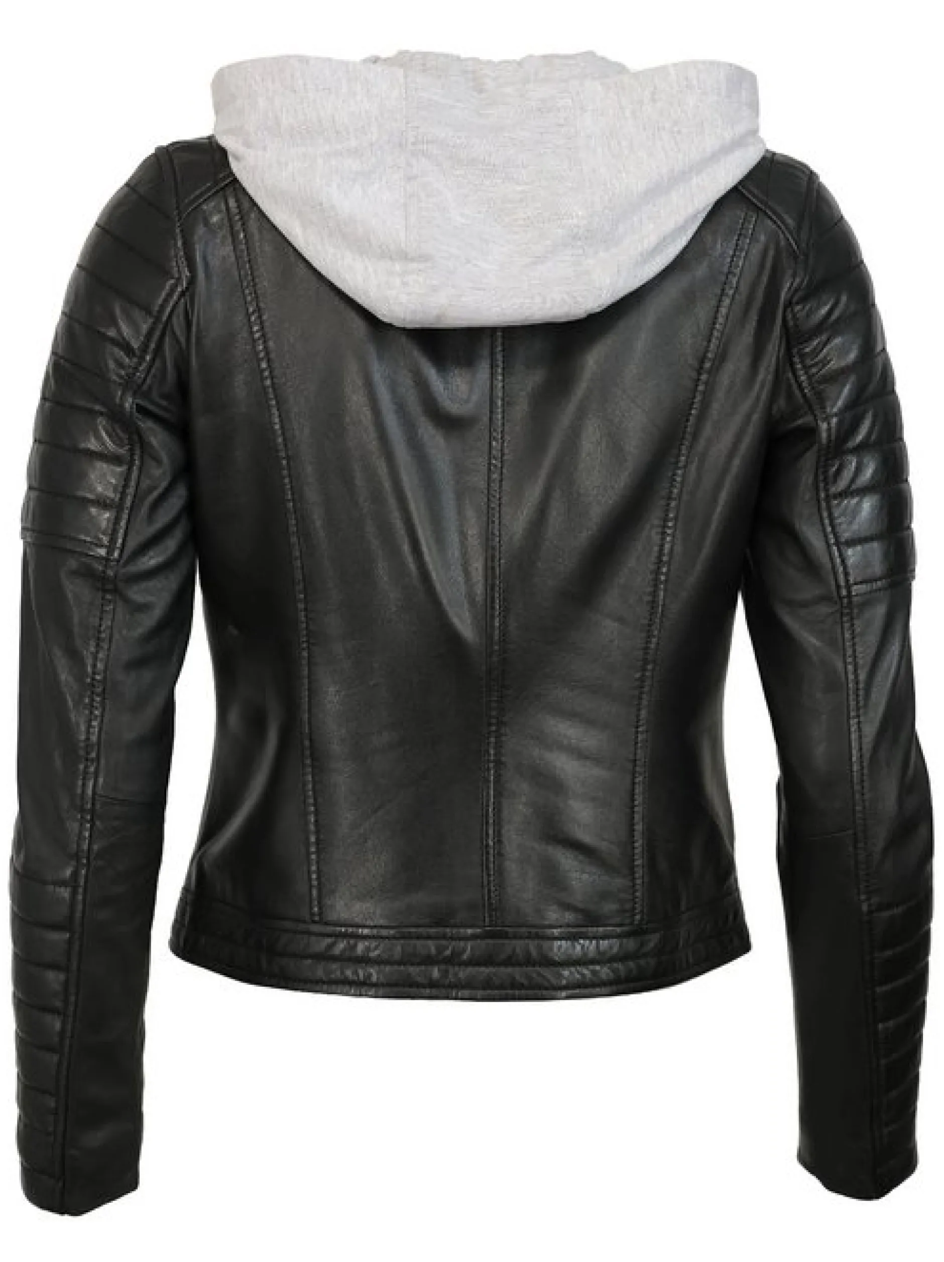 Mustang Damen Lederjacke in schwarz
