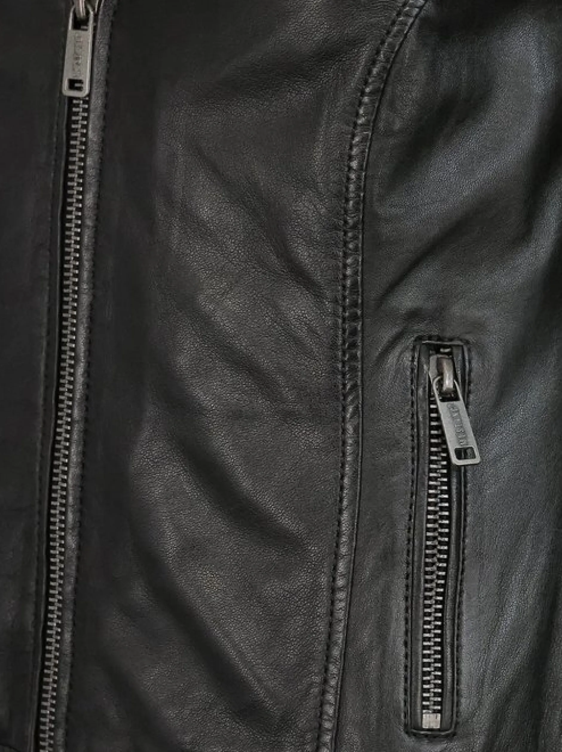 Mustang Damen Lederjacke in schwarz