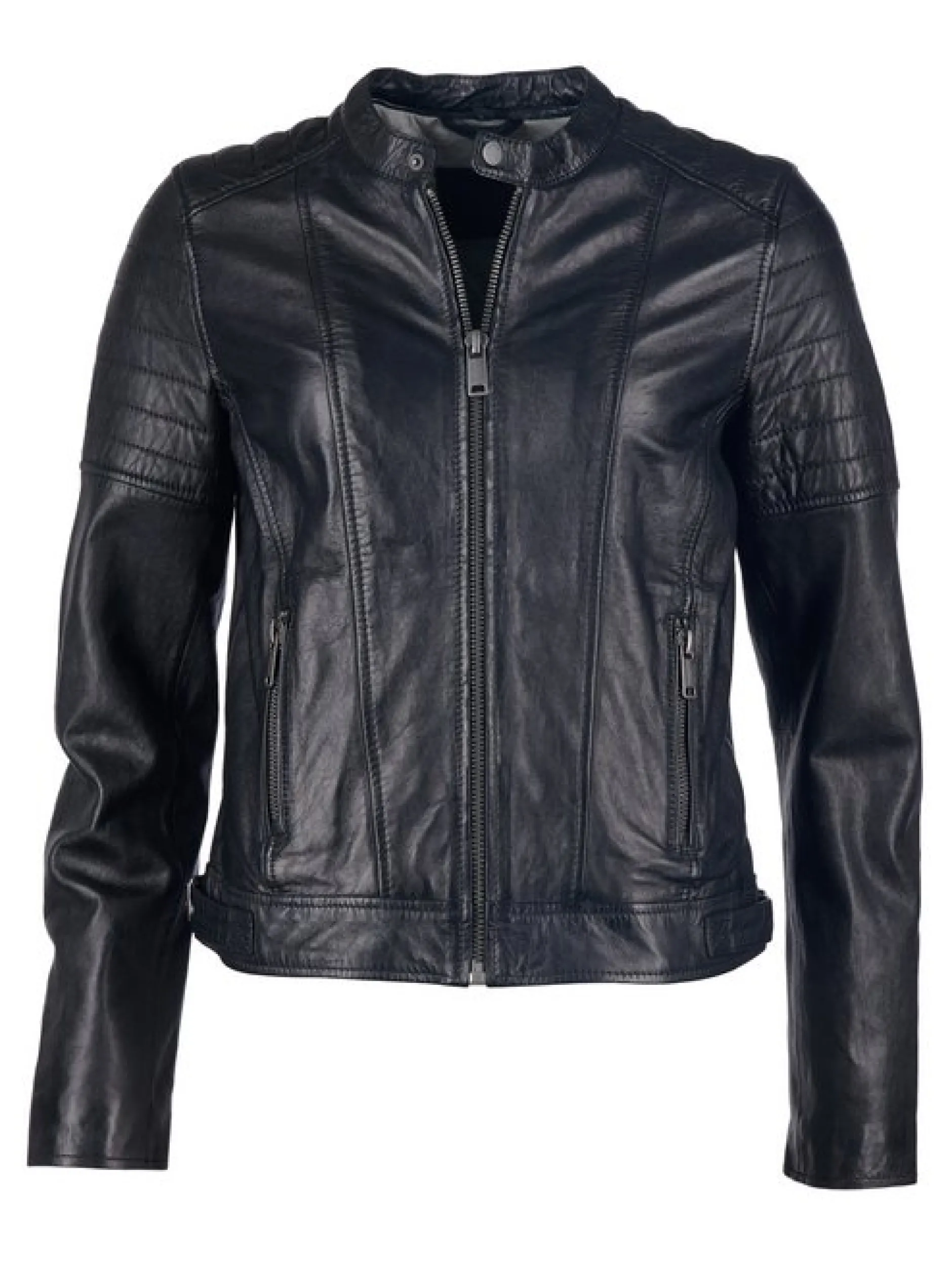 Mustang Damen Lederjacke in schwarz