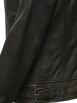 Mustang Damen Lederjacke in schwarz