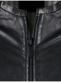 Mustang Damen Lederjacke in schwarz