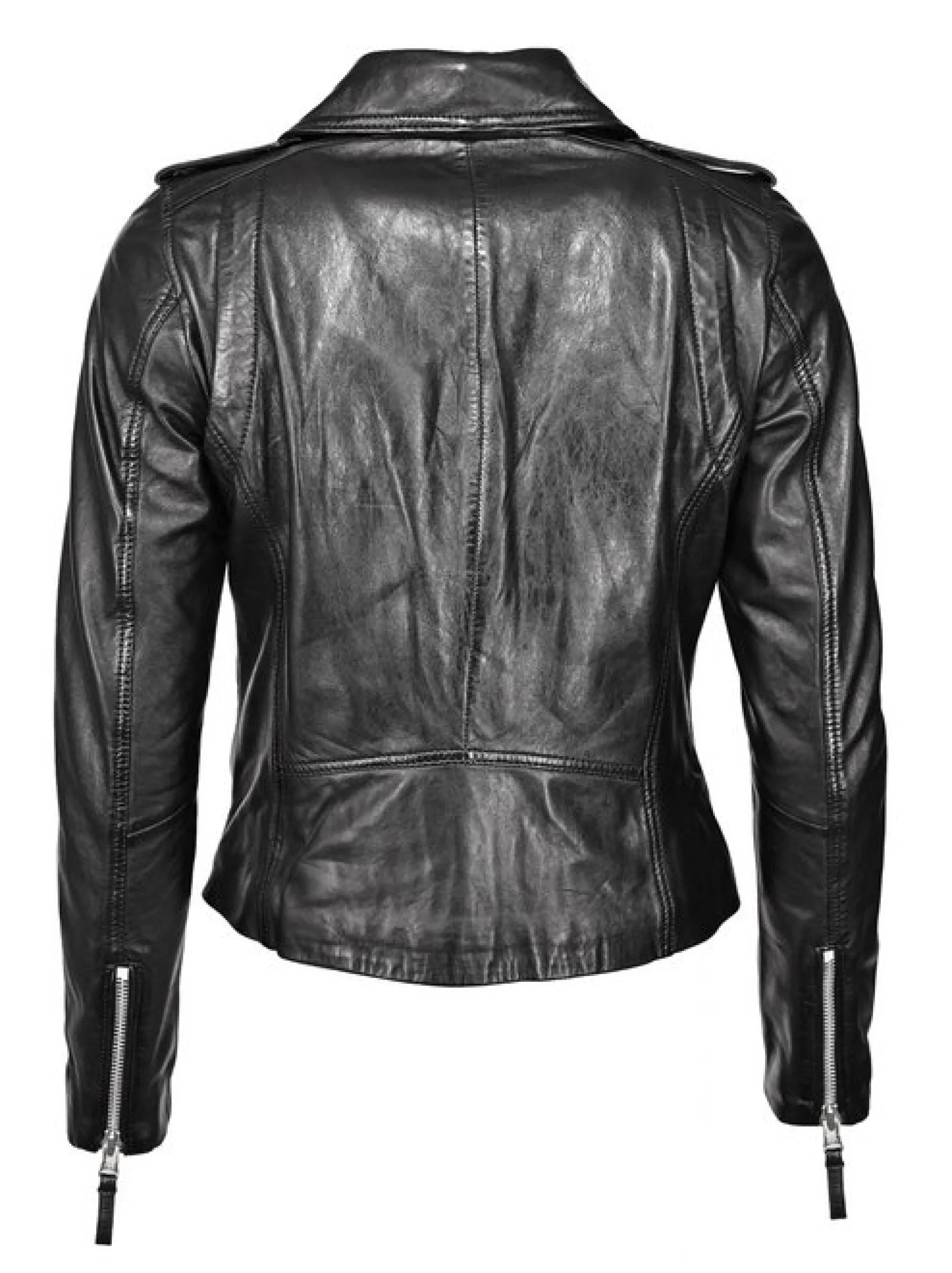 Mustang Damen Lederjacke in schwarz