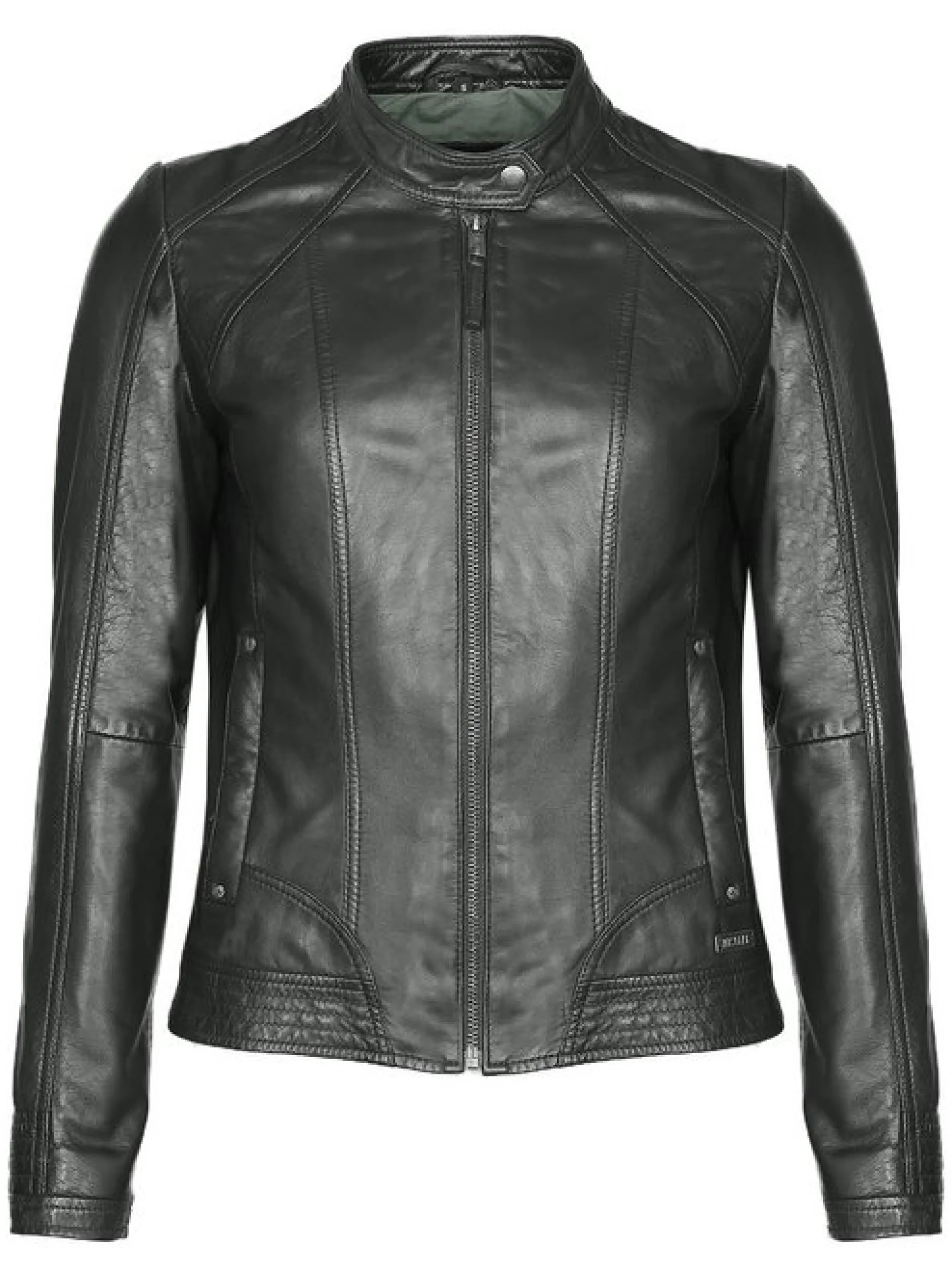 Mustang Damen Lederjacke in schwarz