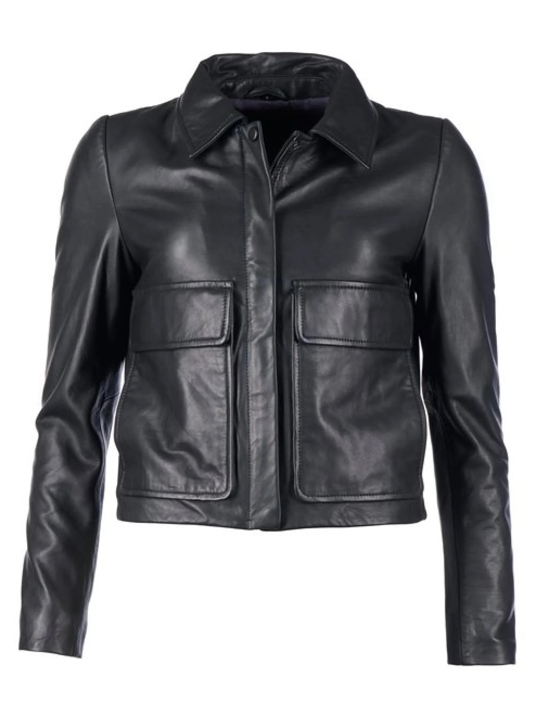 Mustang Damen Lederjacke in schwarz