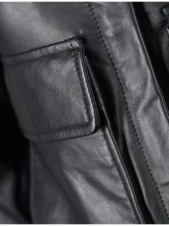 Mustang Damen Lederjacke in schwarz