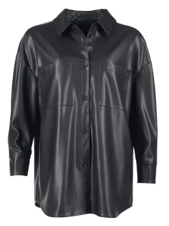 Mustang Damen Lederjacke in schwarz