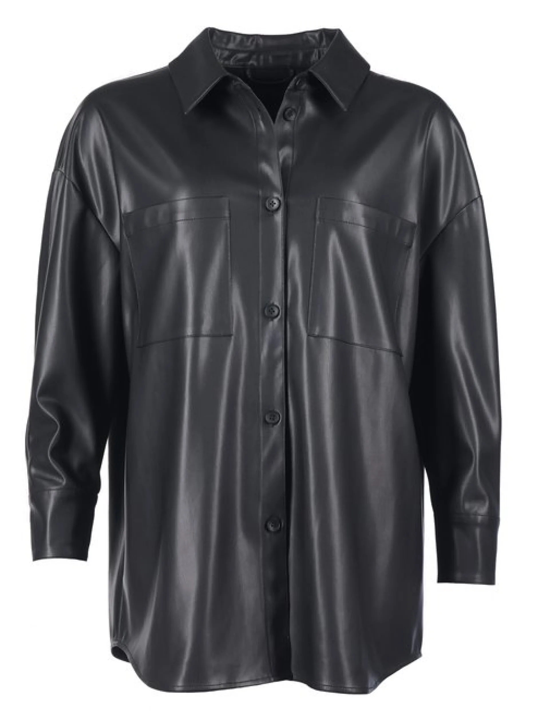 Mustang Damen Lederjacke in schwarz