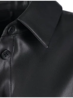 Mustang Damen Lederjacke in schwarz