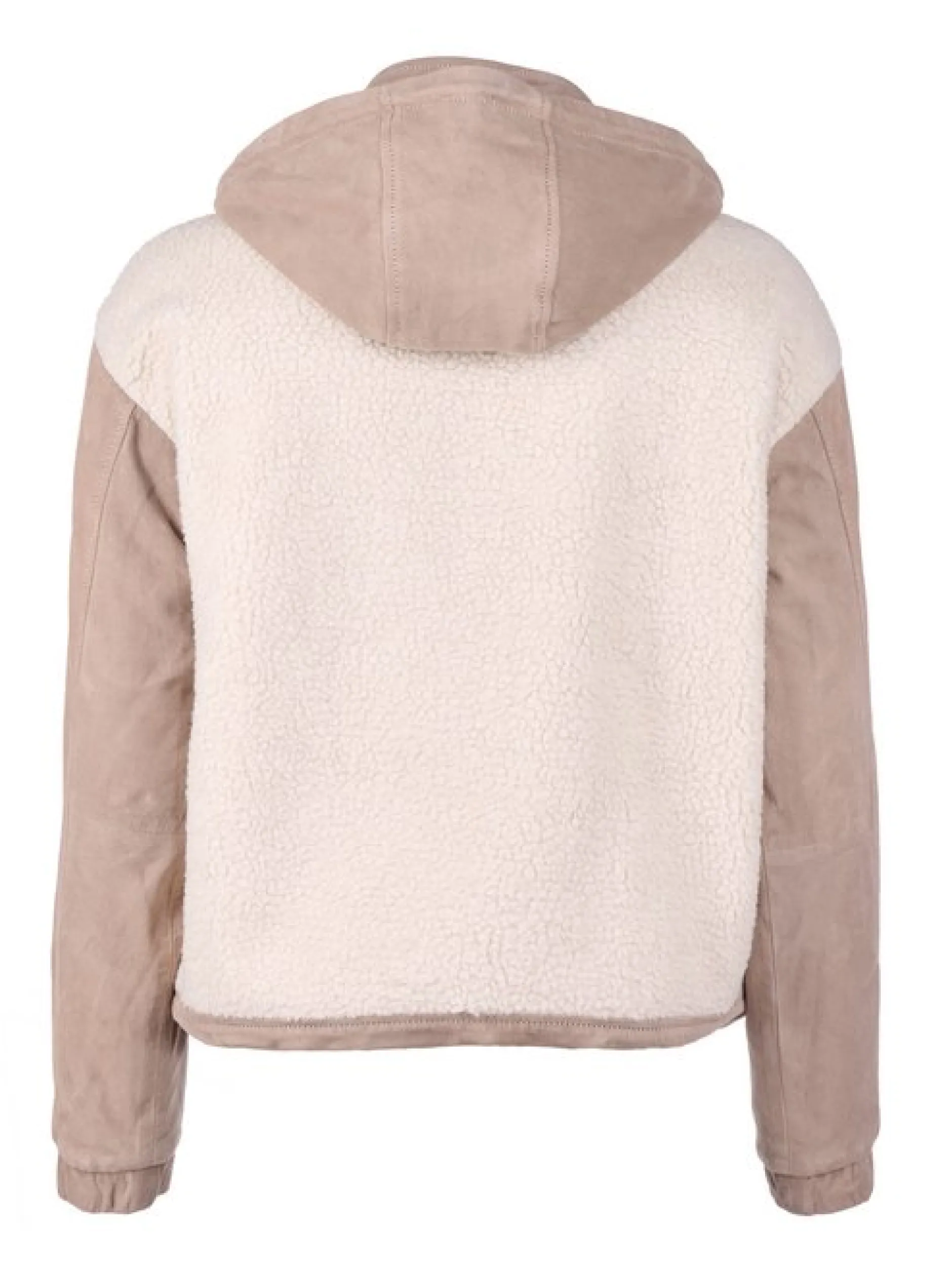Mustang Damen Lederjacke in taupe