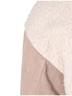 Mustang Damen Lederjacke in taupe