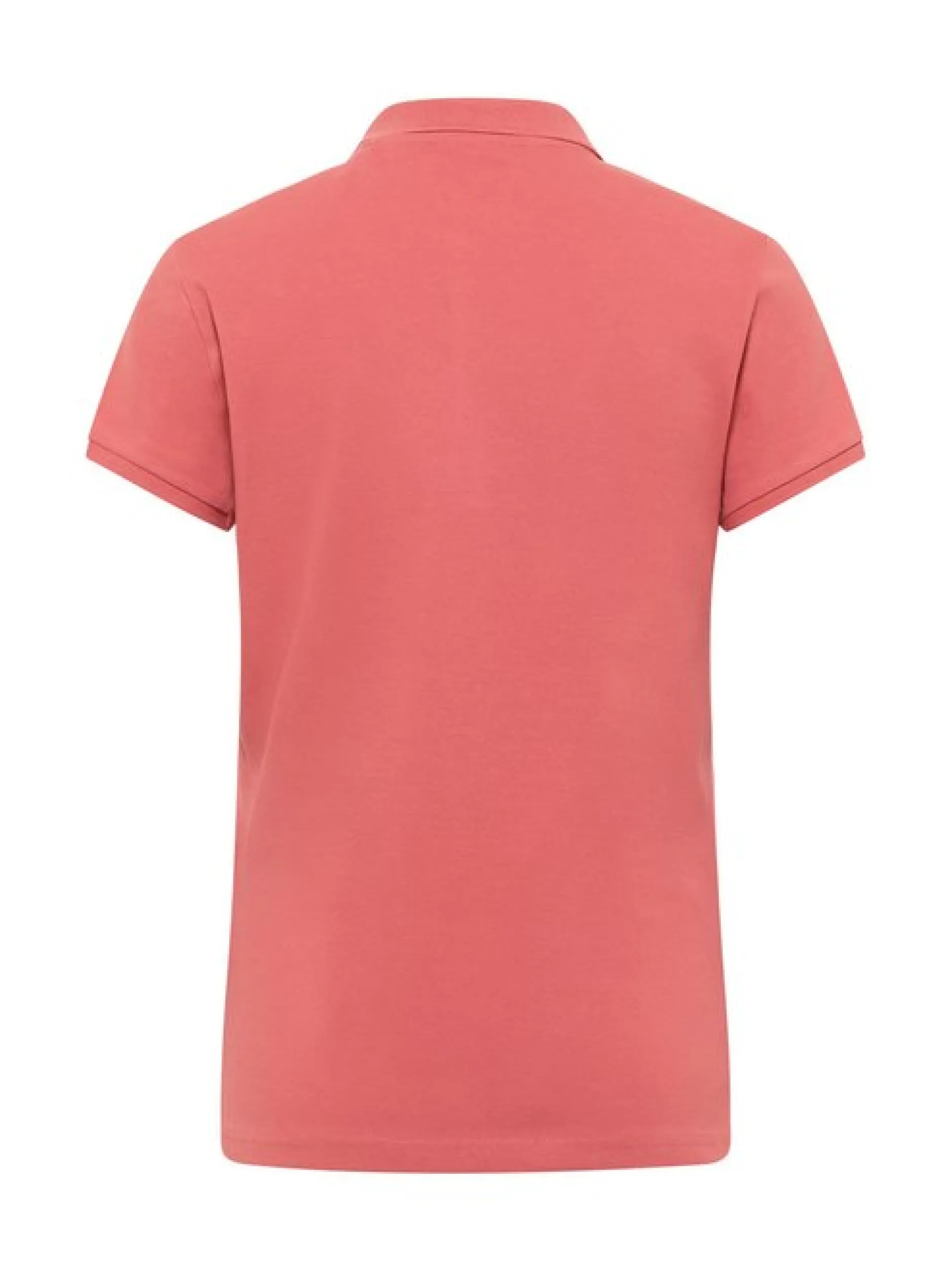 Mustang Damen Polo in rosa - Ausschnitt: Henley