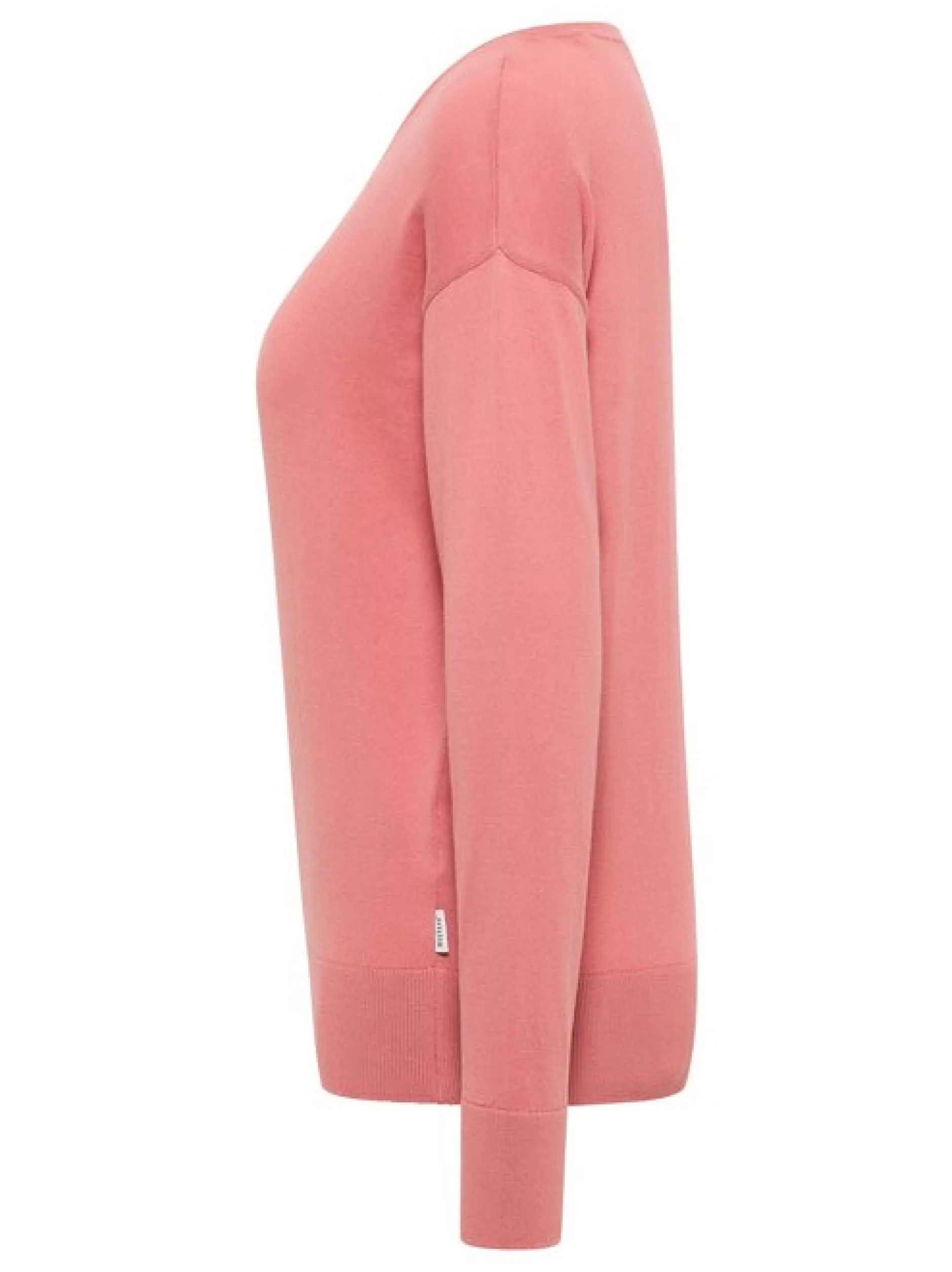 Mustang Damen Strickpullover in koralle - Ärmel: langarm