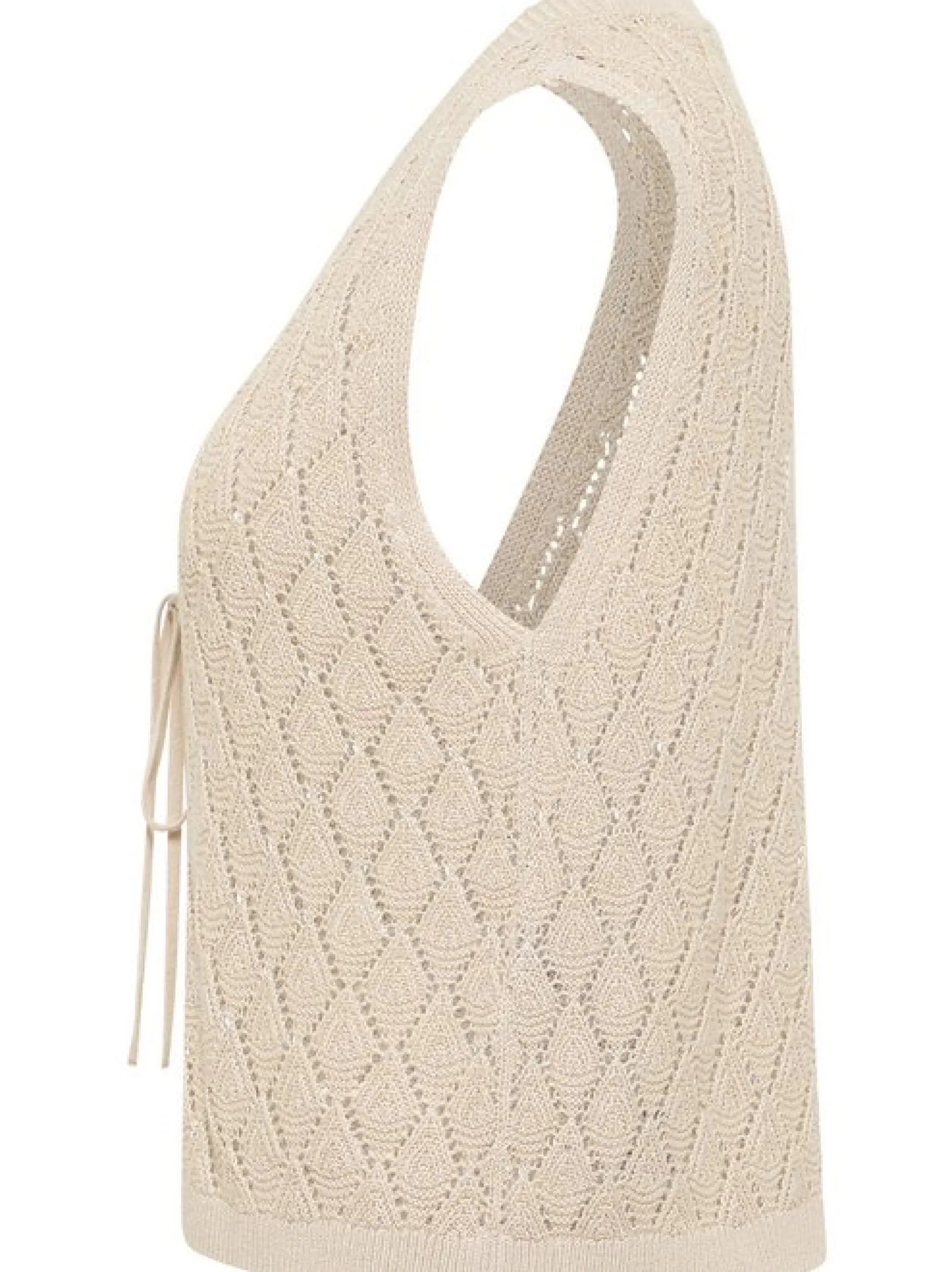 Mustang Damen Strickweste in beige