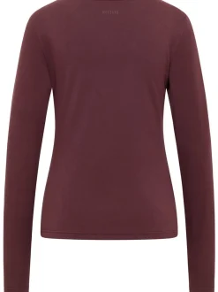 Mustang Damen T-Shirt in braun - Ausschnitt: U-Boot