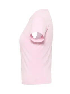 Mustang Damen T-Shirt in rosa - Ausschnitt: Rundhals