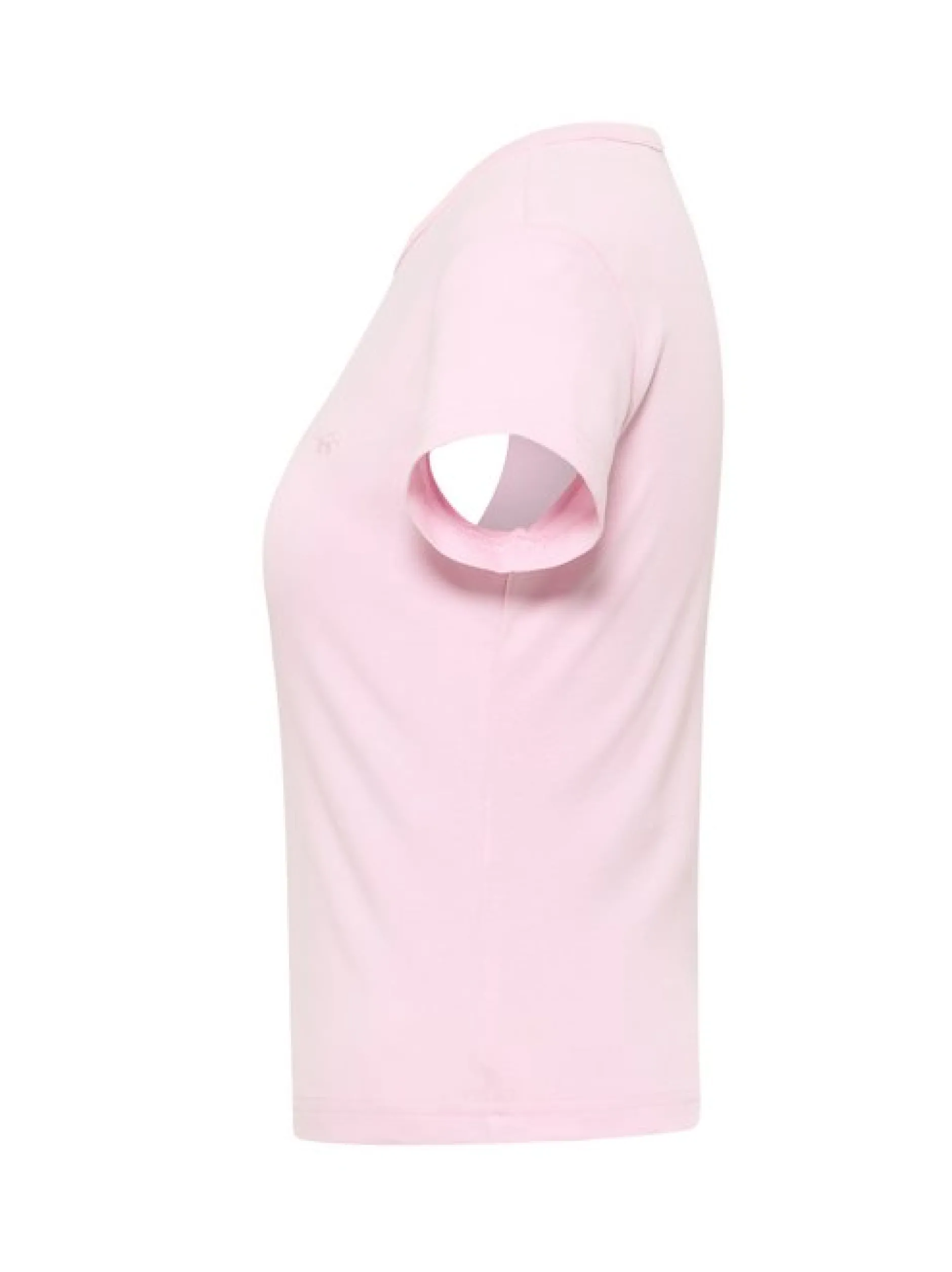 Mustang Damen T-Shirt in rosa - Ausschnitt: Rundhals