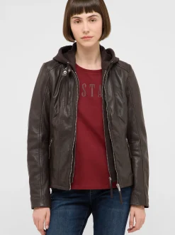 Mustang Damen T-Shirt in rot - Ausschnitt: Rundhals