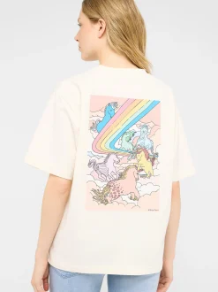Mustang Damen T-Shirt in weiß - Ausschnitt: Rundhals