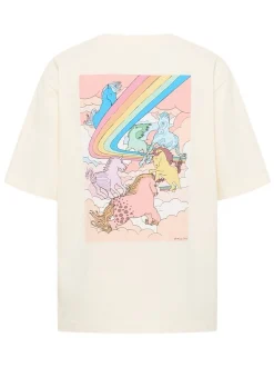 Mustang Damen T-Shirt in weiß - Ausschnitt: Rundhals