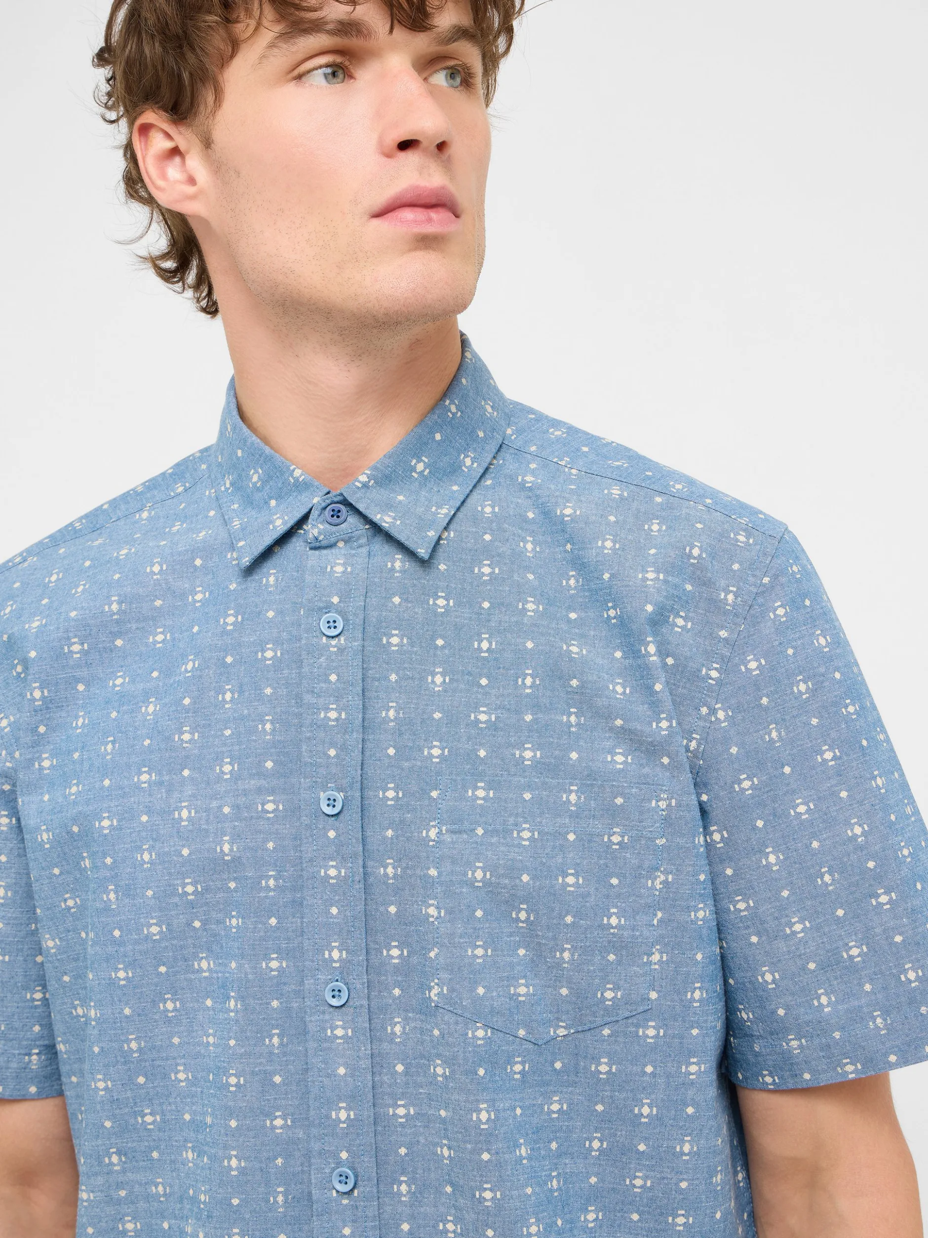 Mustang Herren Hemd in blau
