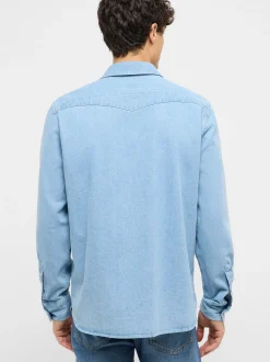 Mustang Herren Hemd in light stone