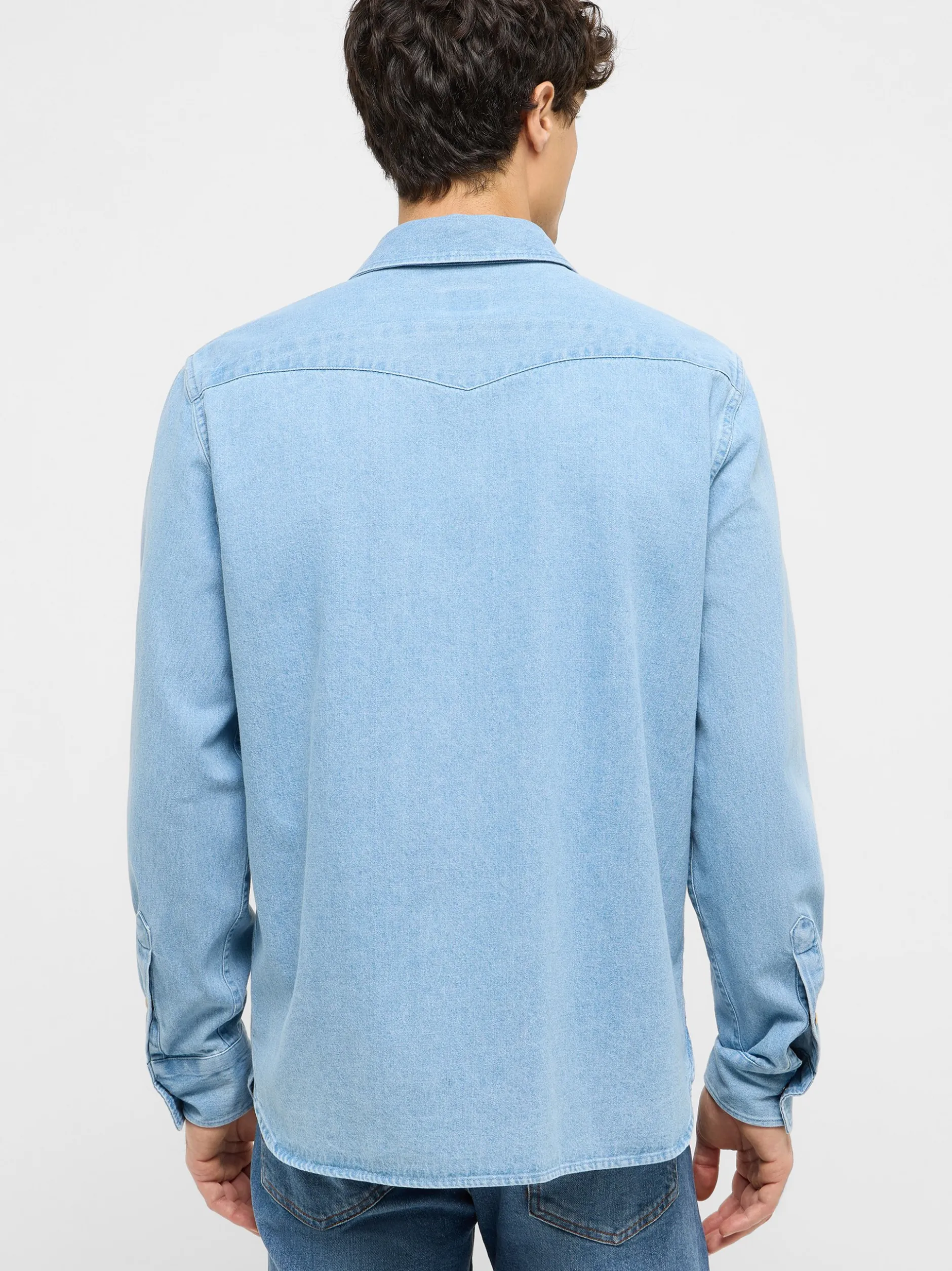 Mustang Herren Hemd in light stone