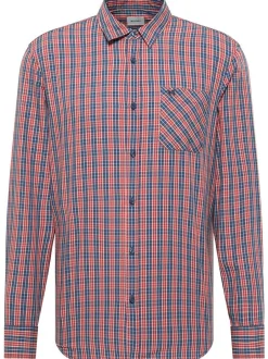Mustang Herren Hemd in rot blau