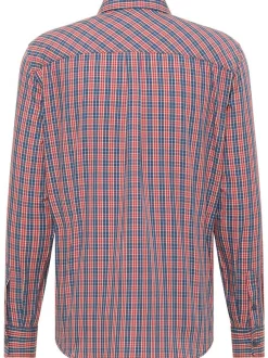 Mustang Herren Hemd in rot blau