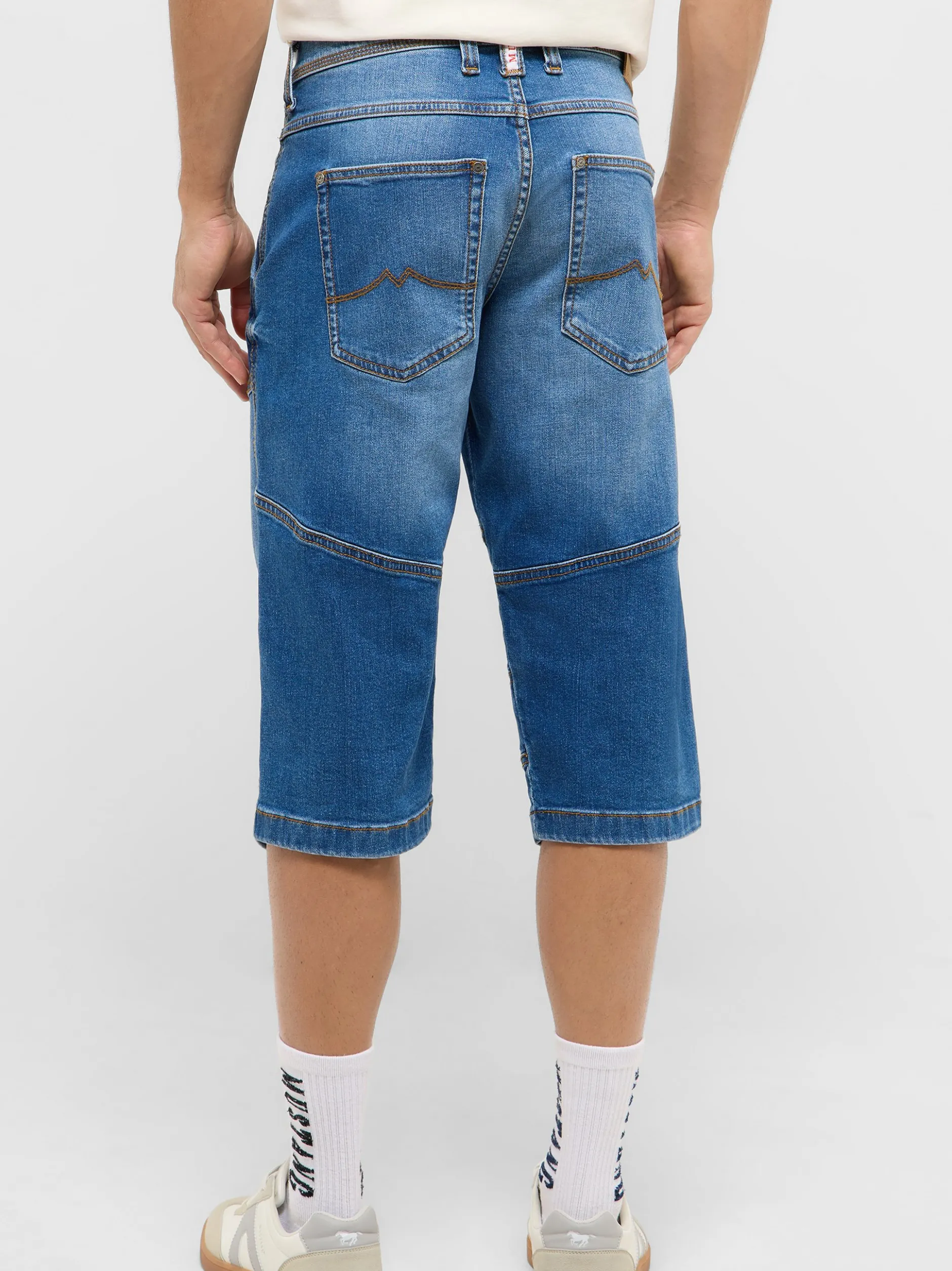 Mustang Herren 3/4-Jeans in dark stone denim